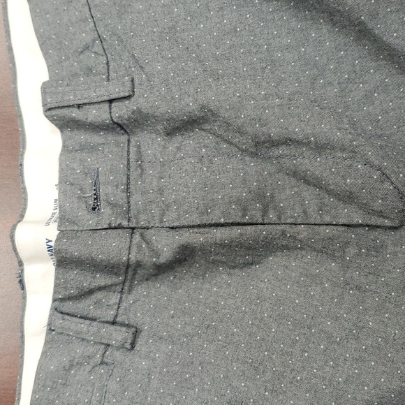 Old Navy shorts polka dot gray white 36 waist stretch - Picture 5 of 13